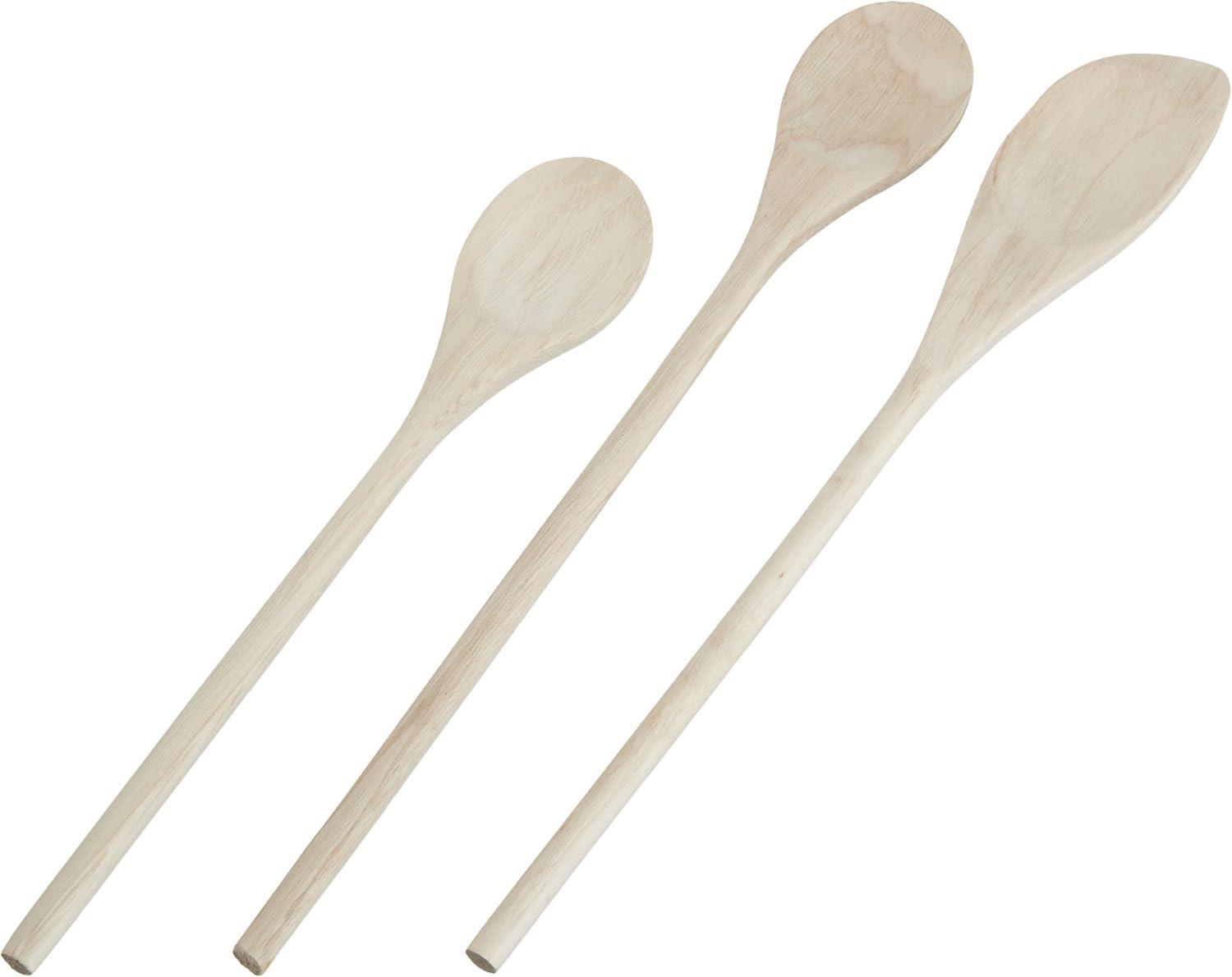 GoodCook Classic Wooden Spoon Set, Includes 3 Spoons image