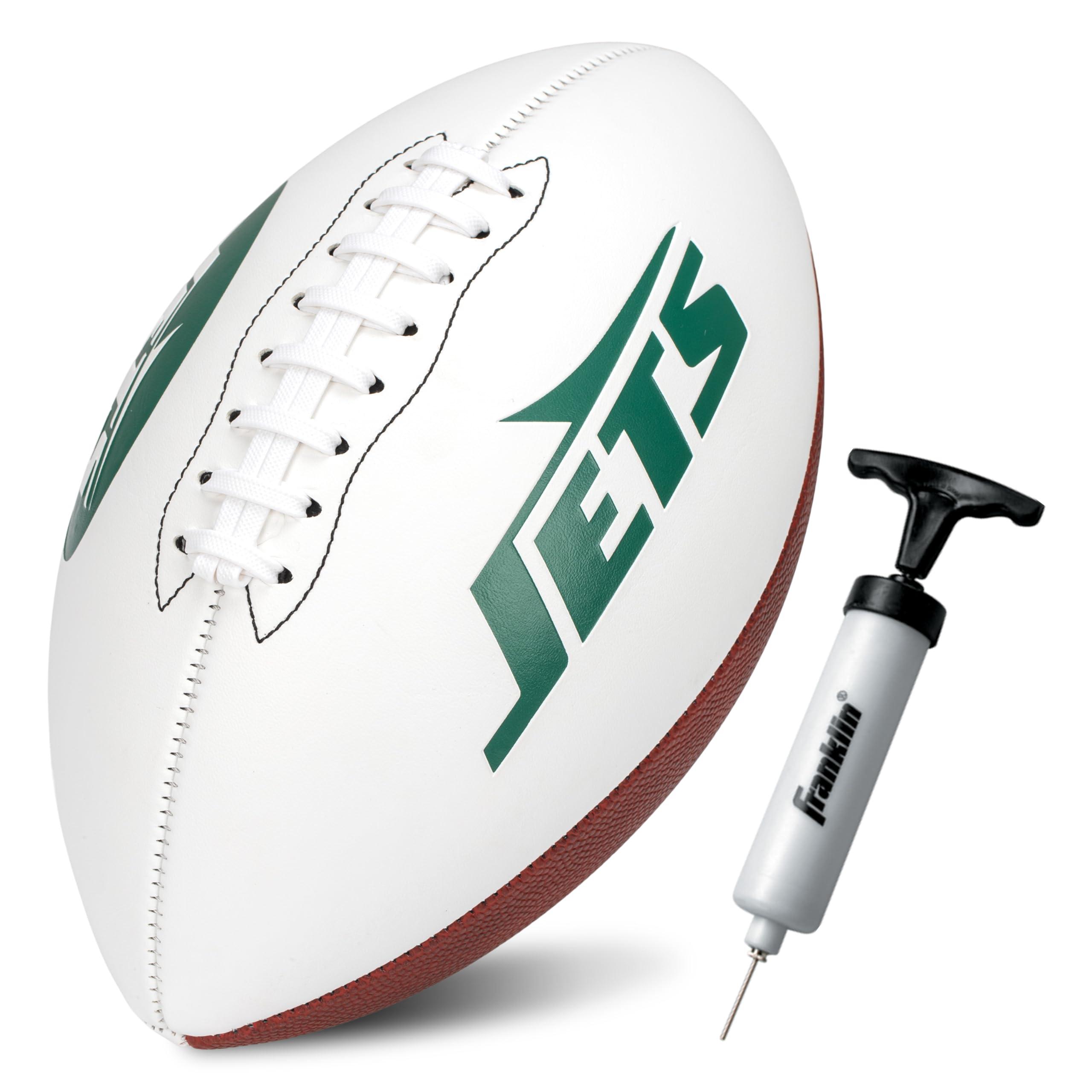 Franklin Sports NFL Autograph Football - Official Size White Panel Souvenir Football for Autographs + Signatures - NFL Team Fan Shop Memorabilia (B0DHTDQ65W) image