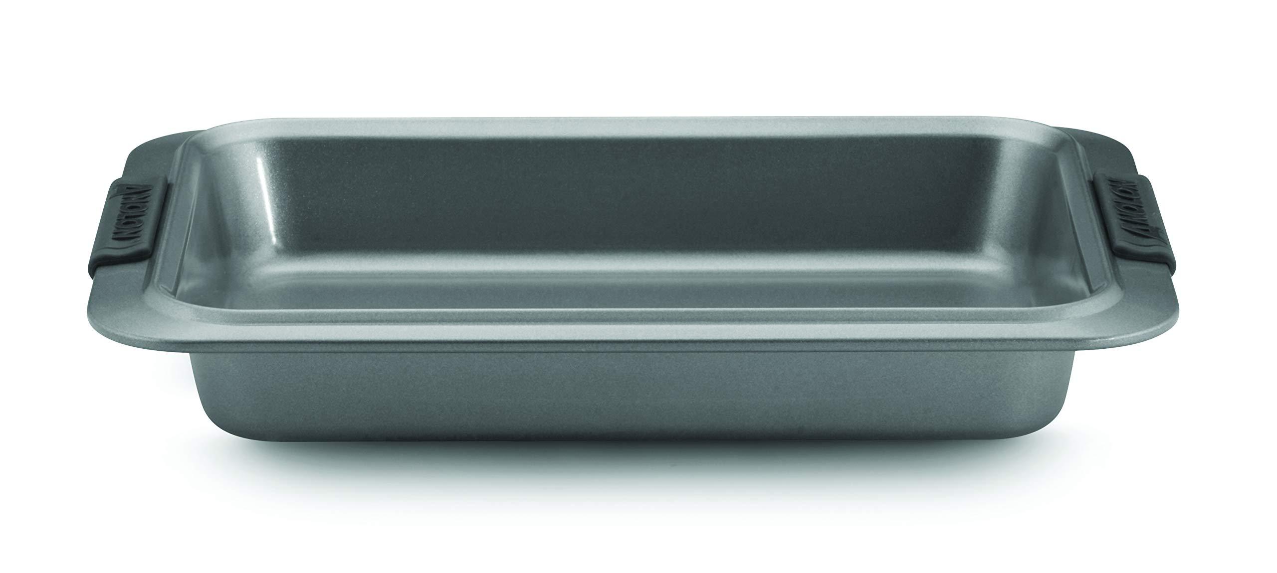 Anolon Advanced Nonstick Baking Pan / Nonstick Cake Pan, Rectangle - 9 Inch x 13 Inch, Gray image