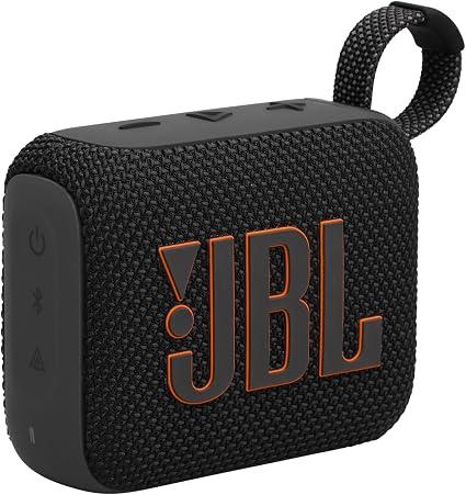 JBL Go 4 - Ultra-Portable, Waterproof and Dustproof Bluetooth Speaker, Big JBL Pro Sound with Punchy bass, 7-Hour Built-in Battery, Made in Part with Recycled Materials (Black) image