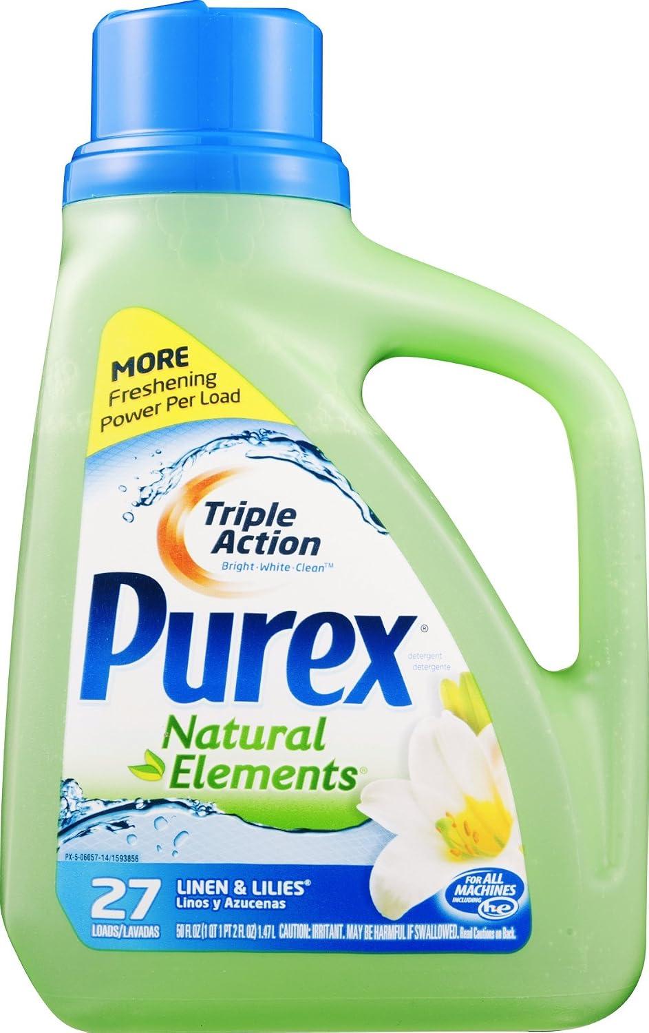 Purex Liquid Laundry Detergent, 50 Ounce Bottle, Unscented image