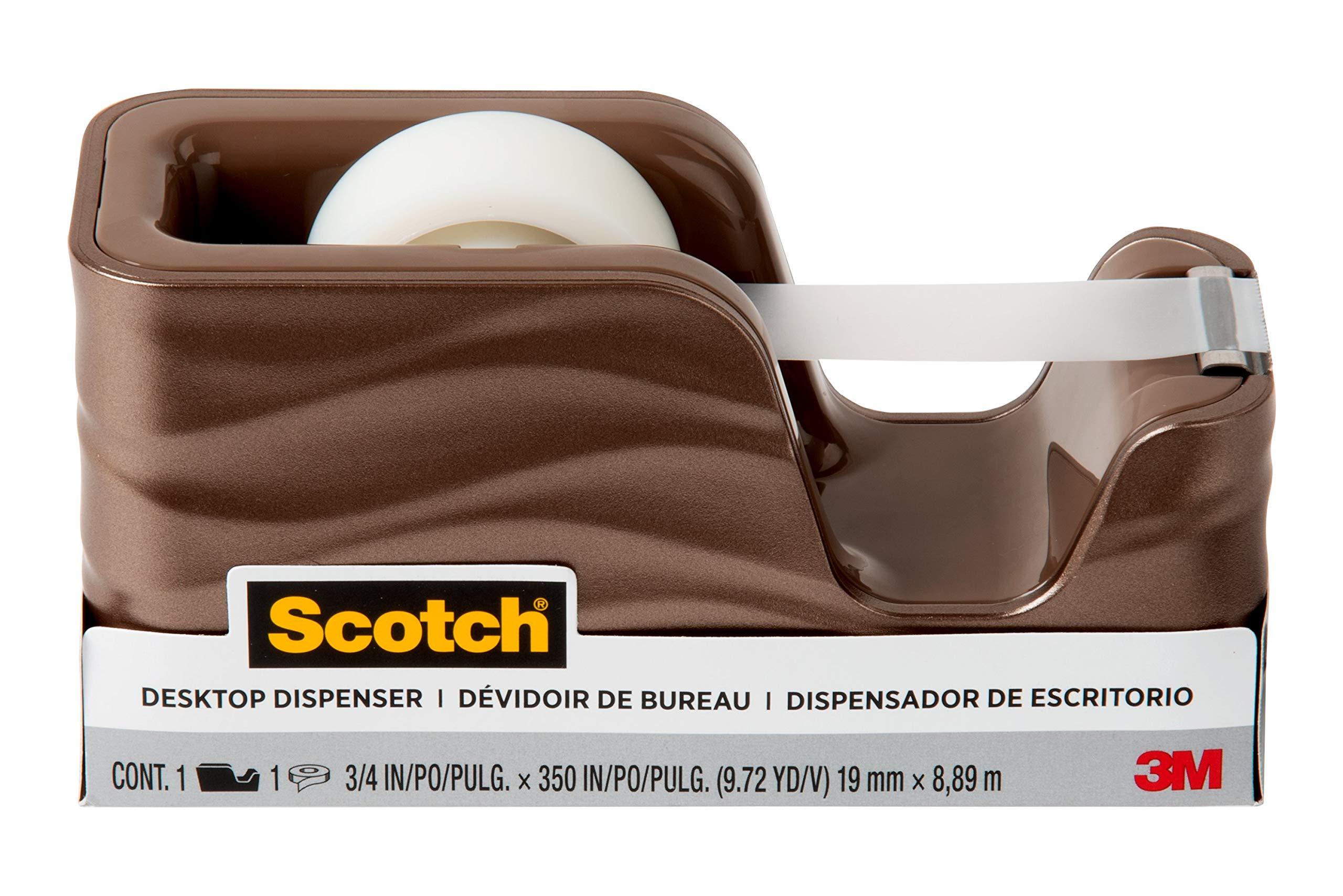 Scotch Brand Wave Tape Dispenser, Great for Gift Wrapping, Includes 3/4 in x 350 in Tape Roll (C20-WAVE-MB) image