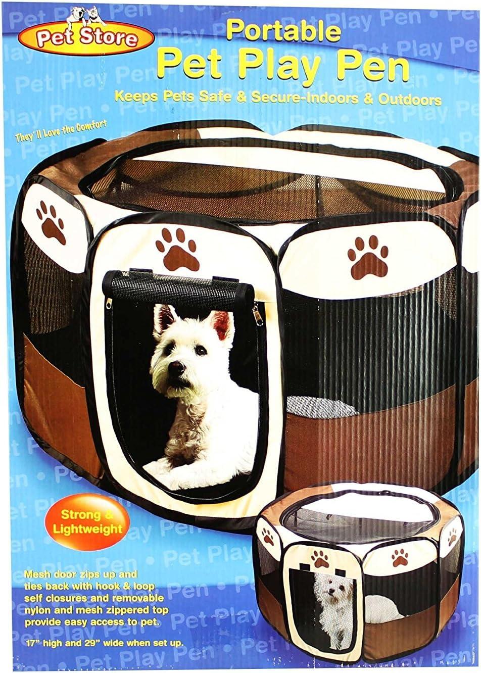 JSNY Portable Doggie Play Pen, Small Size