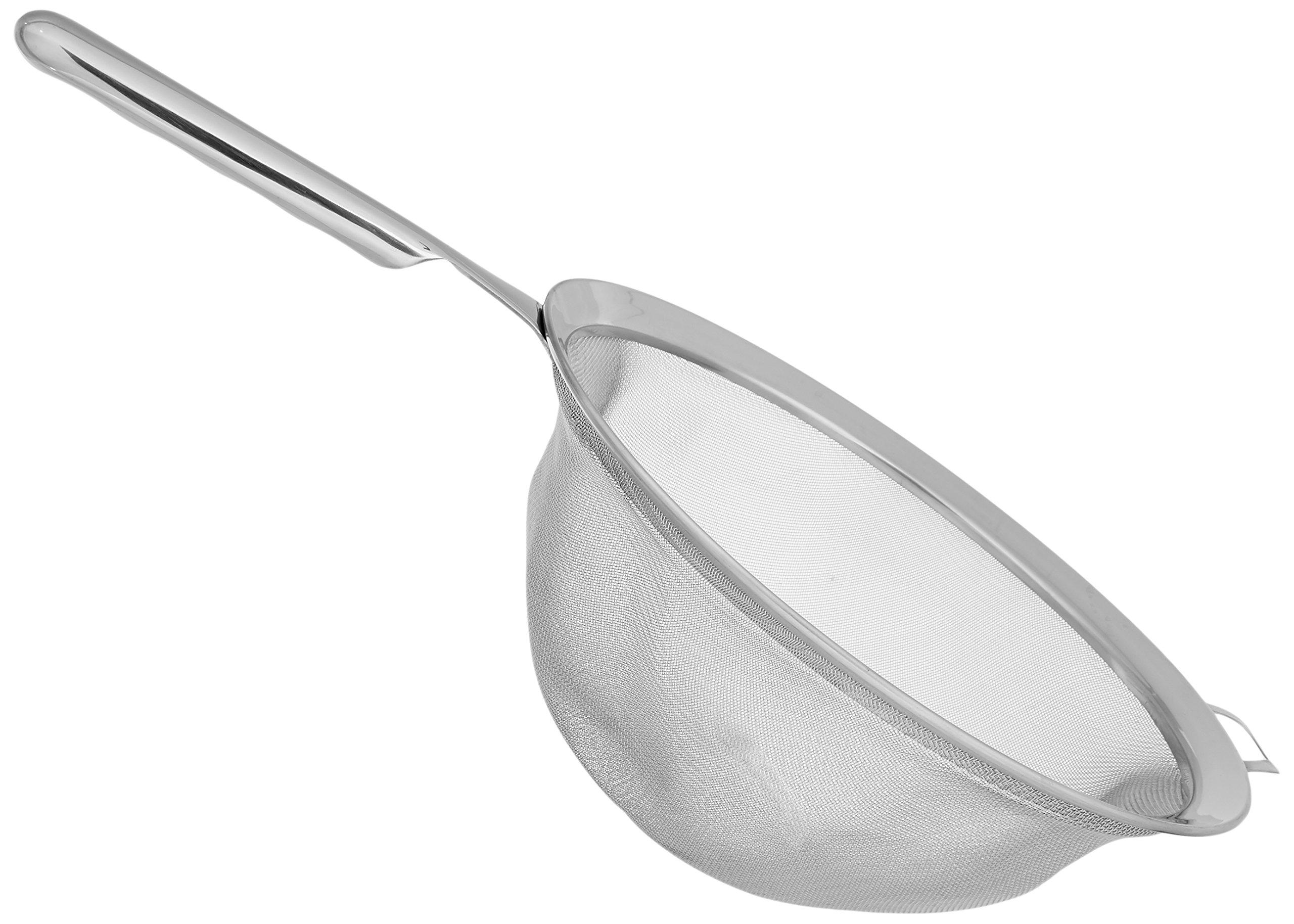 Norpro, 10" KRONA Stainless Steel Double Mesh Strainer, Silver image