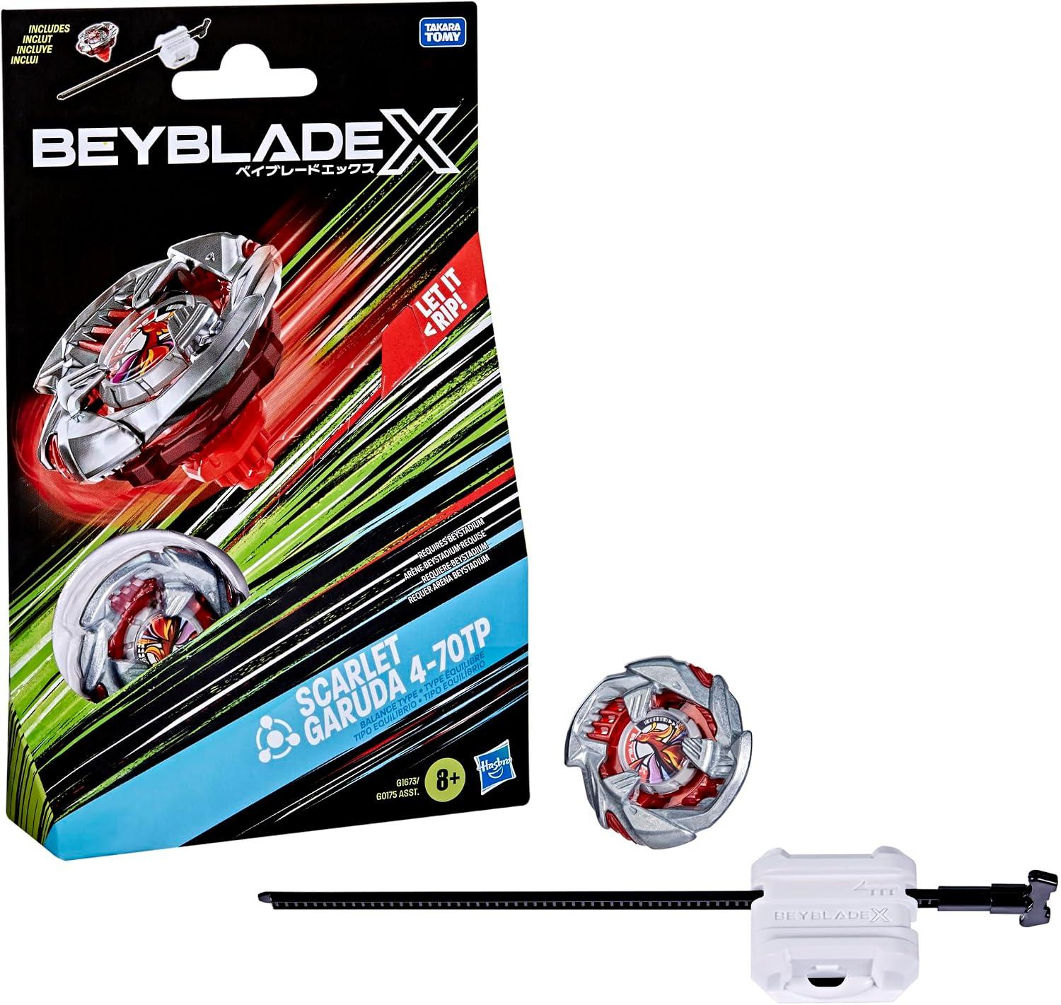 Beyblade X Starter Pack Scarlet Garuda 4-70TP BX with Spinning Top and Launcher image
