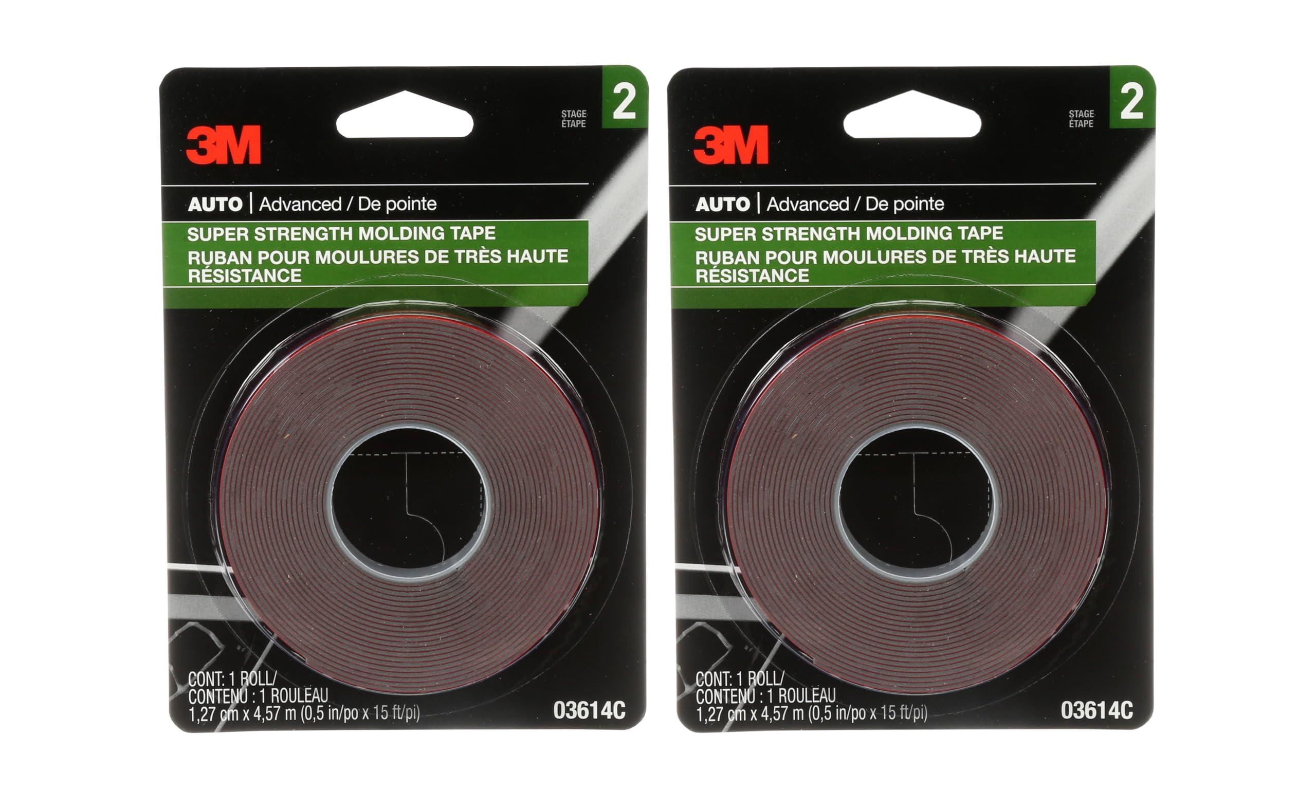 3M 03614 Scotch-Mount 1/2" x 15' Molding Tape (2-Rolls) image