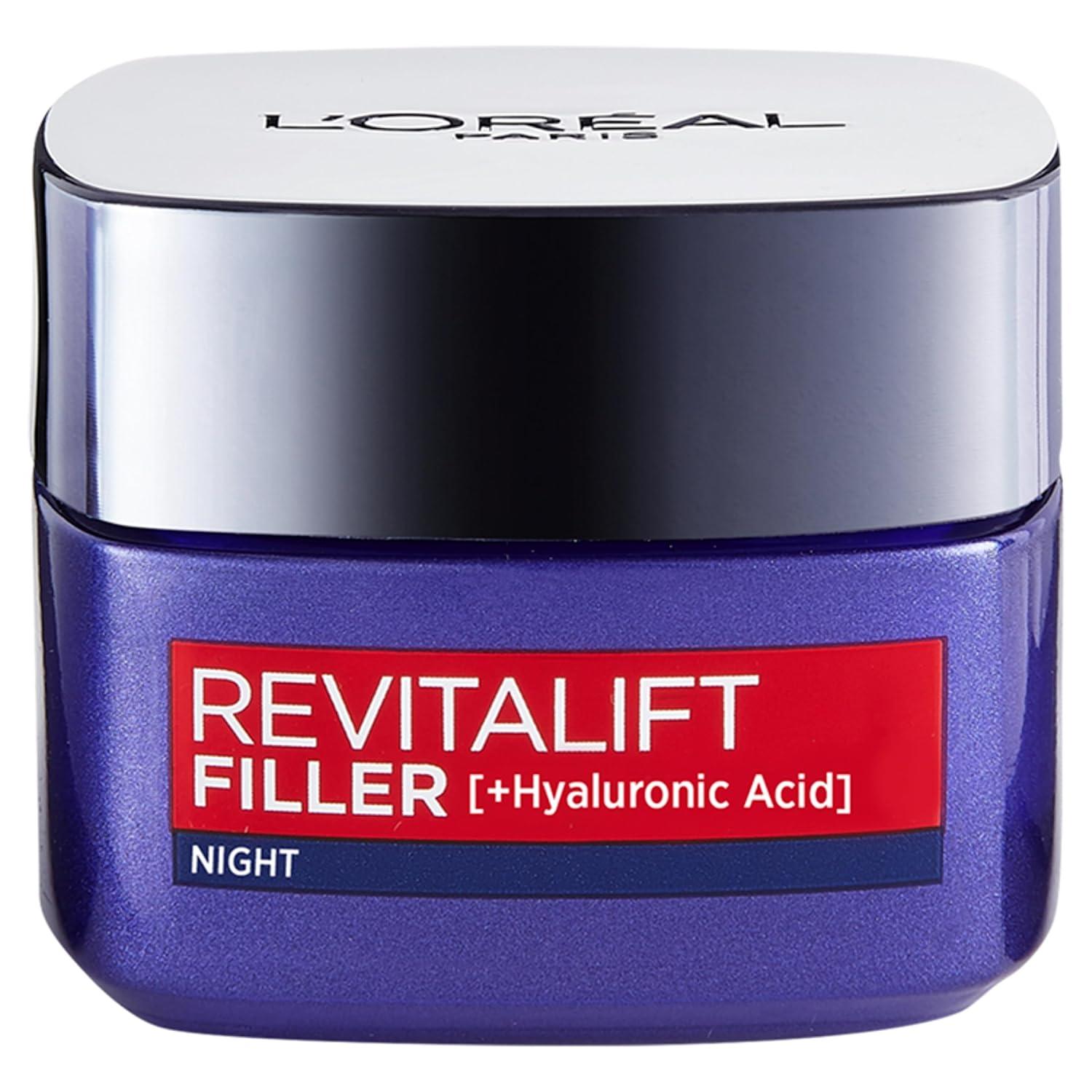 L'Oreal Paris Revitalift Filler Renew Night Cream, 1.7 Oz image