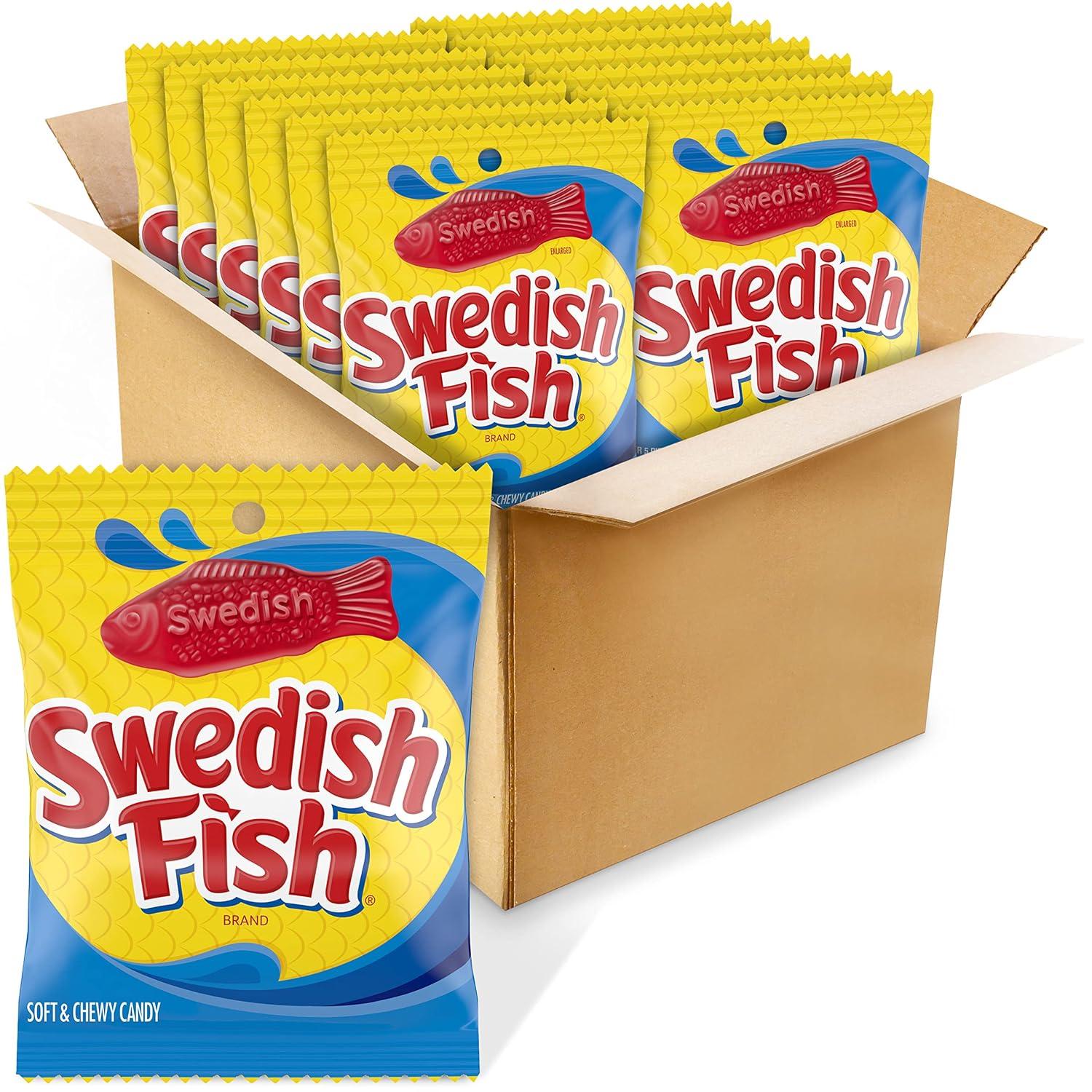 SWEDISH FISH Soft & Chewy Candy, 12- 5 oz Bags image