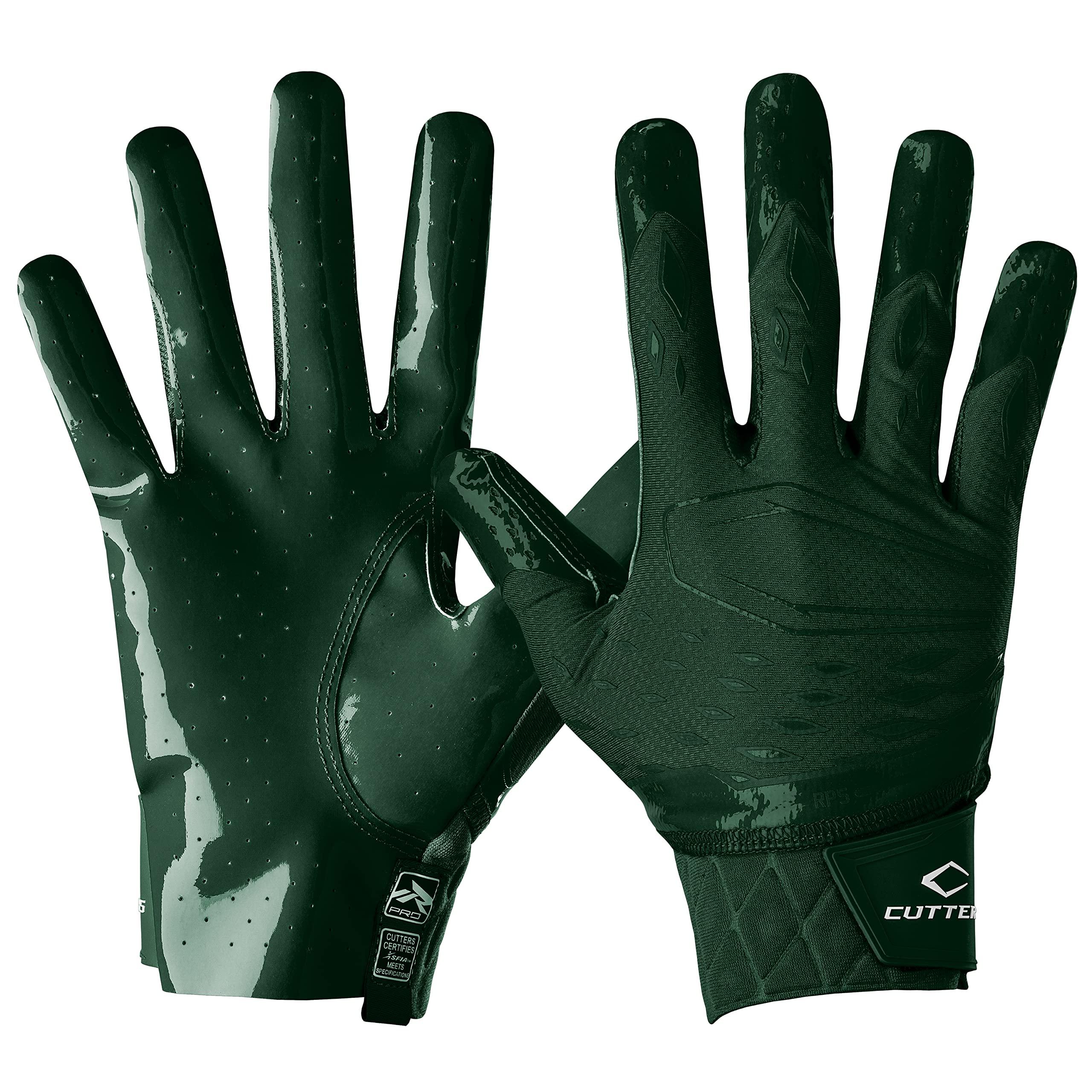 Cutters Rev Pro 5.0 Receiver Gloves Solid Dark Green S image