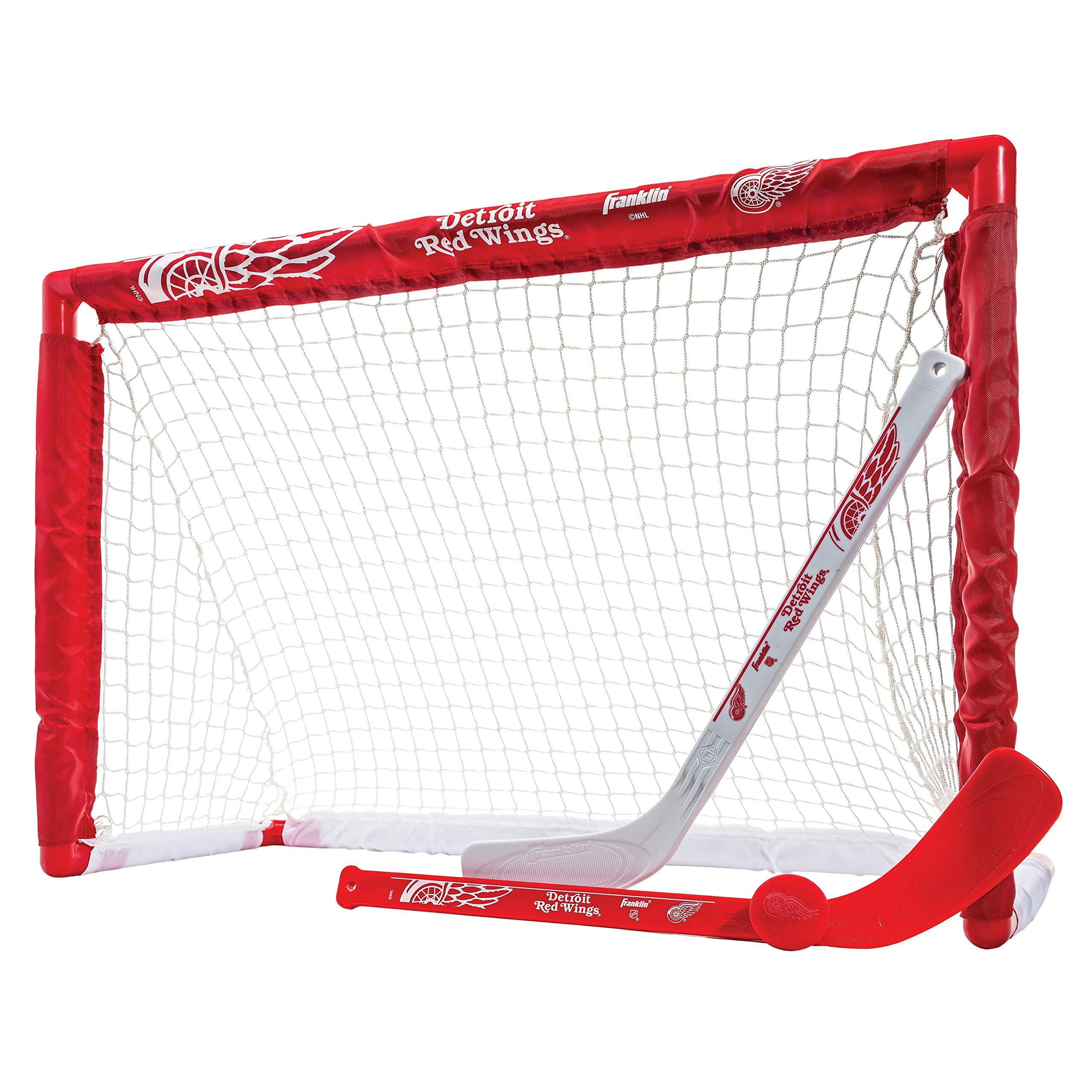 Franklin Sports NHL Mini Hockey Set - Kids Indoor Knee Hockey Goal, Ball, + 2 Stick Combo - Youth Team Indoor Toy Set - Official - Ages 3+ (B00AG4GC5W) image