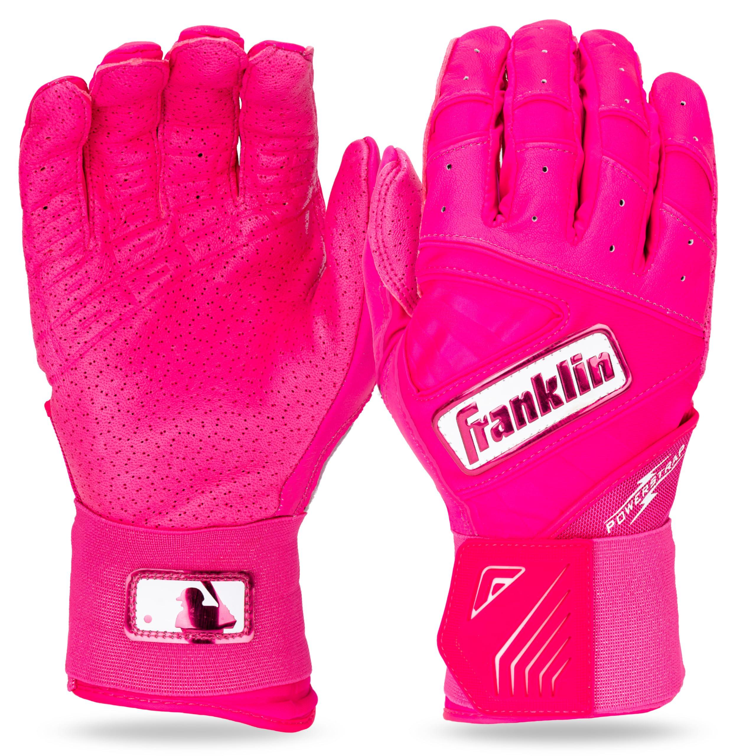 Franklin Sports MLB Batting Gloves - Infinite Powerstrap Baseball + Softball Long Cuff Batting Gloves - Adult + Youth (B07XJX18TX) image