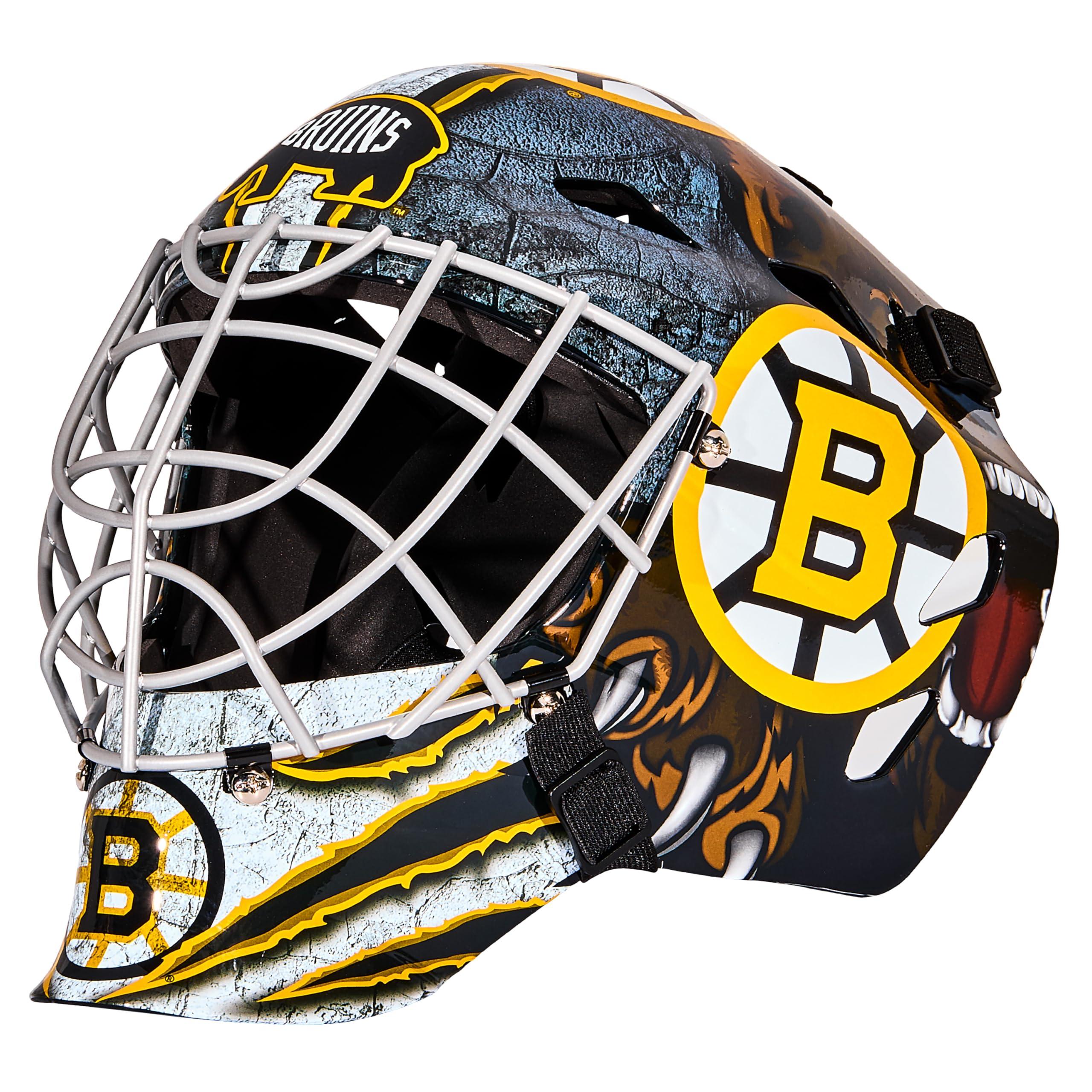 Franklin Sports Team Licensed NHL Hockey Goalie Face Mask - Goalie Mask for Kids Street Hockey - Youth NHL Team Street Hockey Masks (B00V57LUR4) image