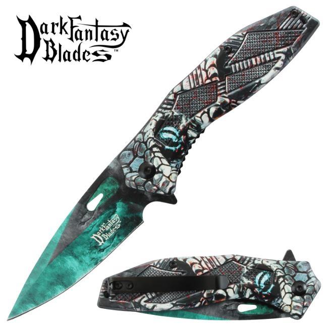 Dark Fantasy Blades - Spring Assisted Knife - DF-106LBL