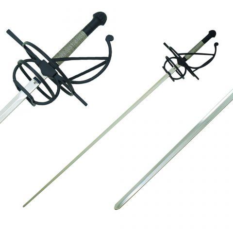 Medieval Warrior - Rapier Sword Spiral Swept Hilt - SE-5920BK