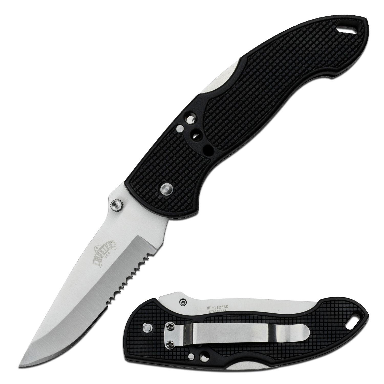 Master USA Manual Folding Knife - MU-1123BK