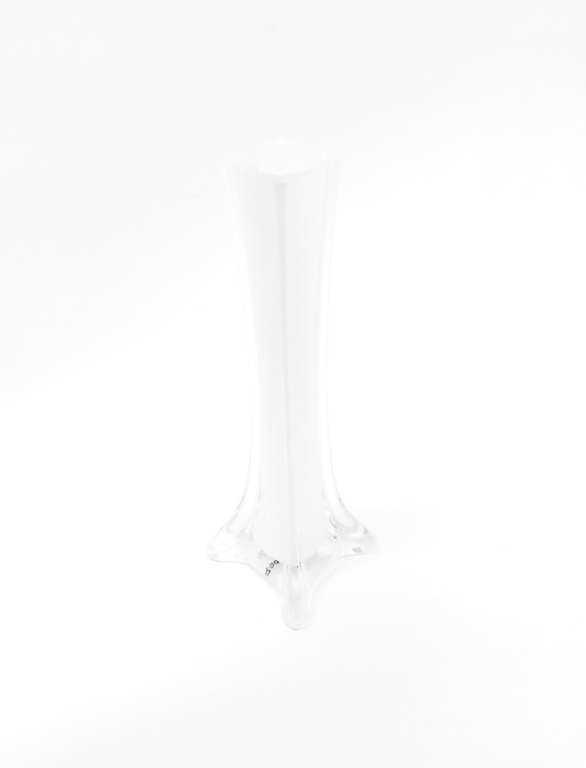 Glass Vase Clear 8 Inch