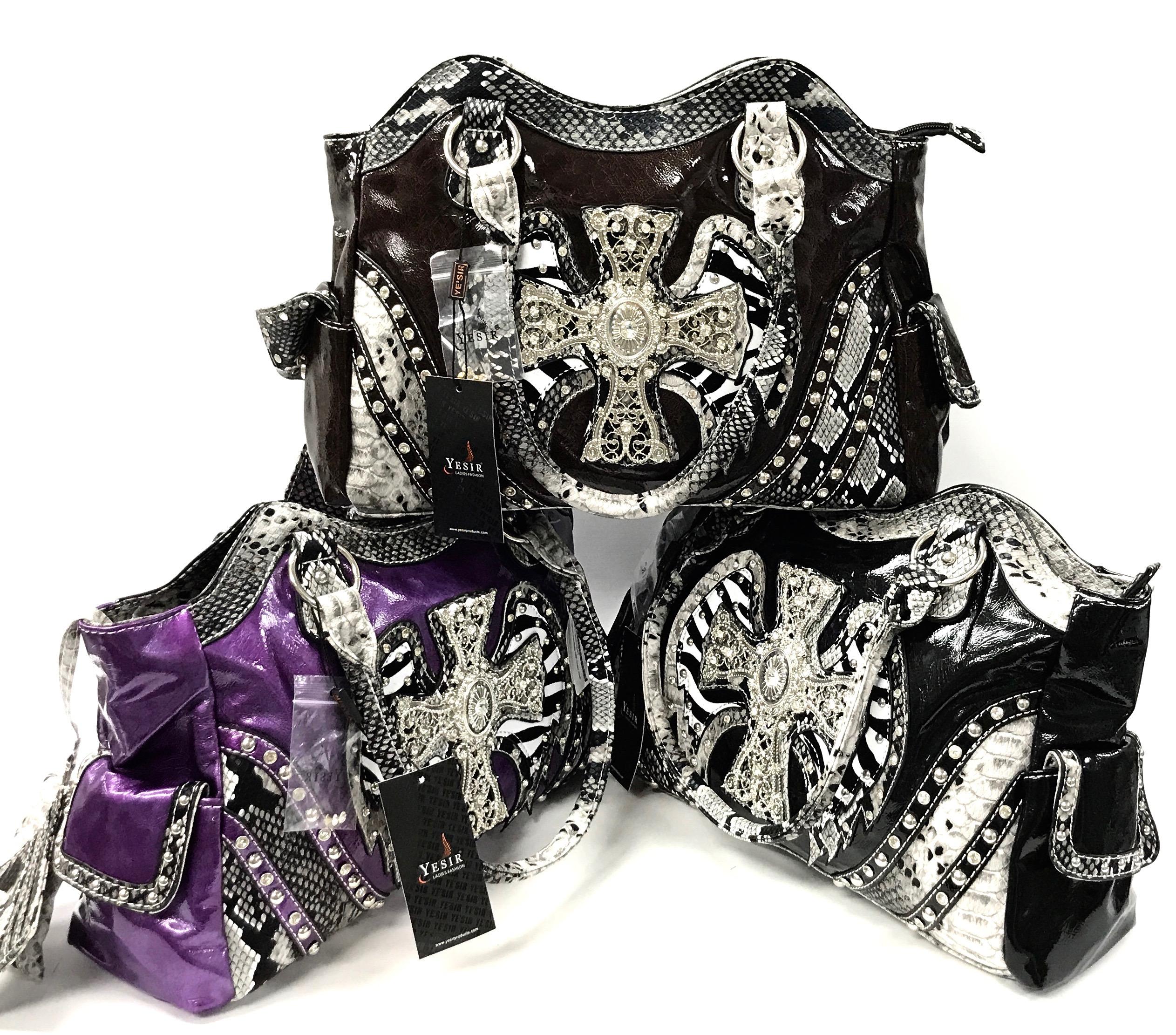 Fashion Handbag With Cross Asst (ATGPTF5602CROSS)
