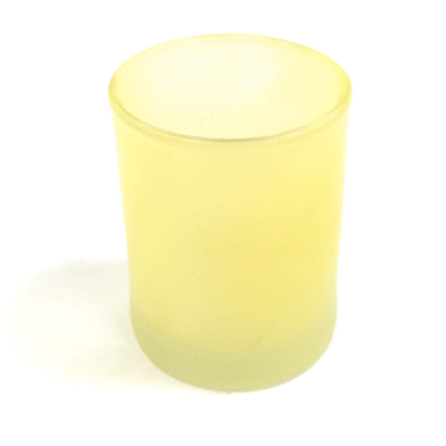 Yellow Glass Votive