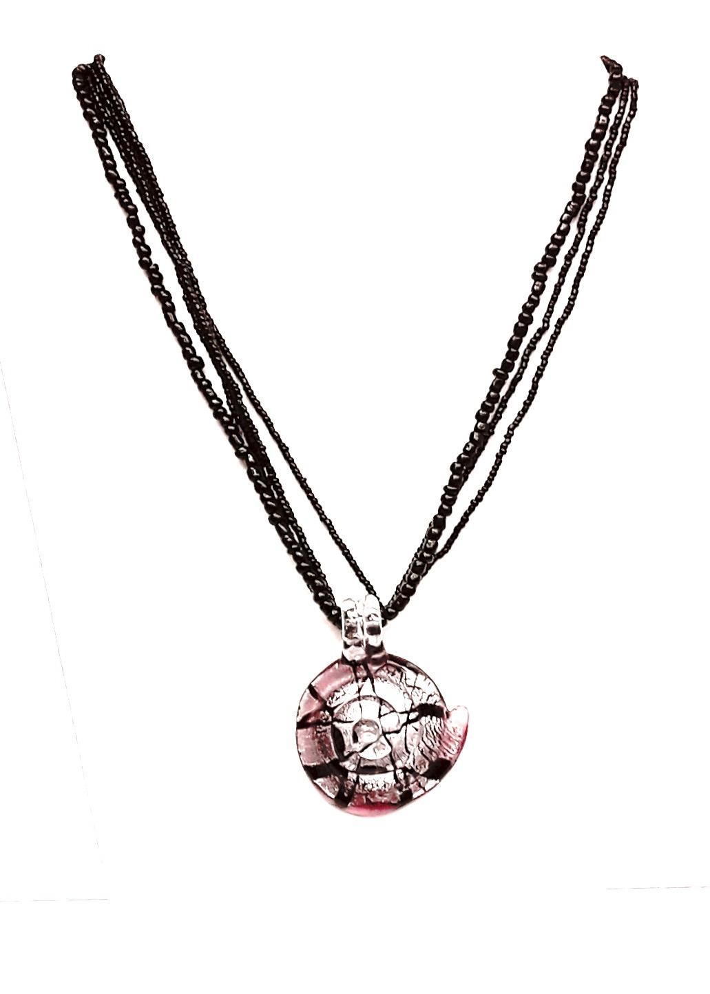Spiral Shell Amethyst Necklace image