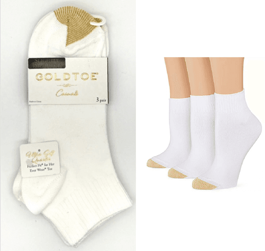 #6-GT-4883 Famous Maker Quarter Sock 9-11 - $1.25 per 3 pair (24 Pairs) image