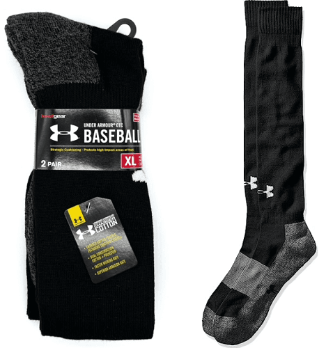 #9-UA-401 Famous Maker OTC Socks - $2.00 per 2 pair pack (24 Packs) image