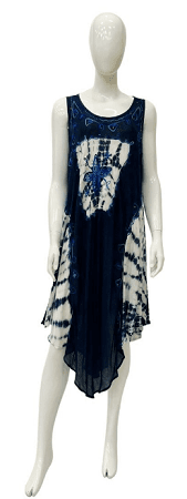 #575-2244 Tie Dye Umbrella Sundress - One Size - $7.00 each (12 Pieces) image