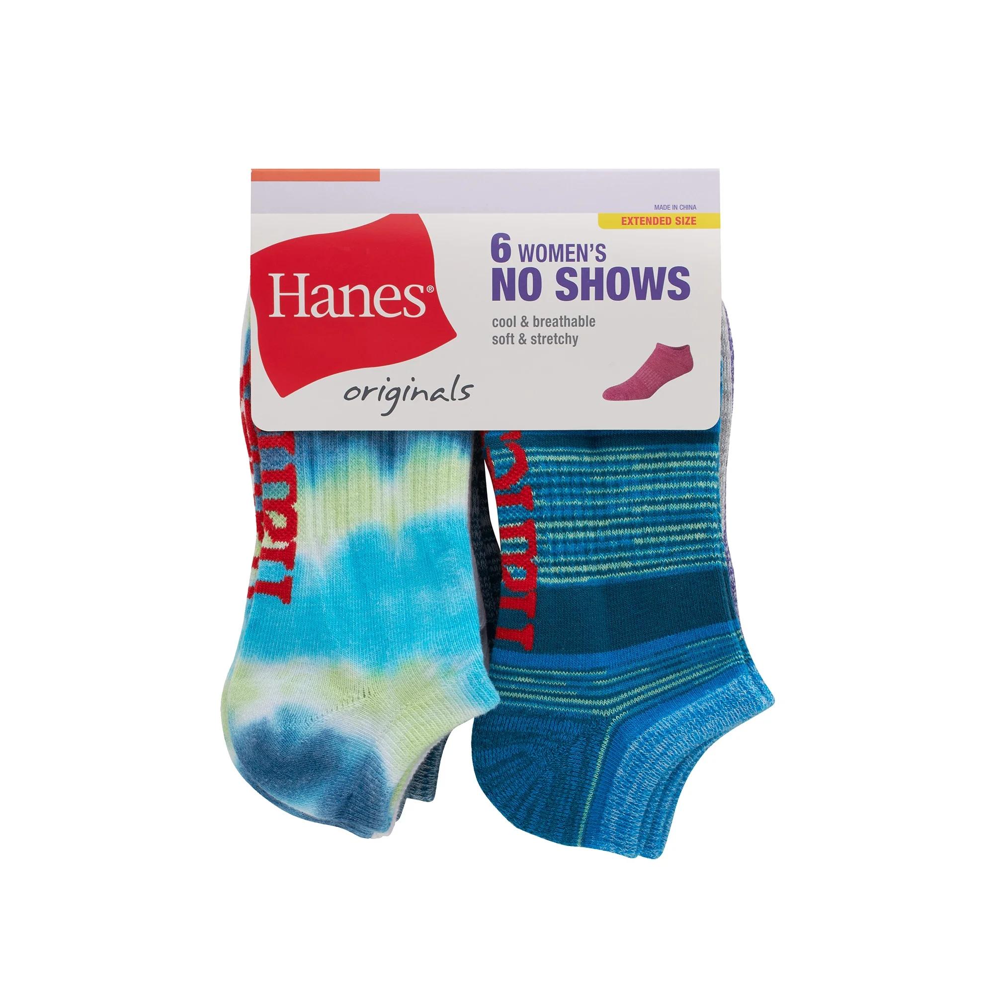 #6-H-4531 Women's 'Hanes' No Show Socks - $2.00 Per 6 Pair Pack (24 Packs) image