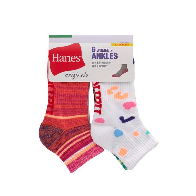 #6-H-4504 Women's 'Hanes' Ankle Socks - $2.00 Per 6 Pair Pack (6 Packs) image