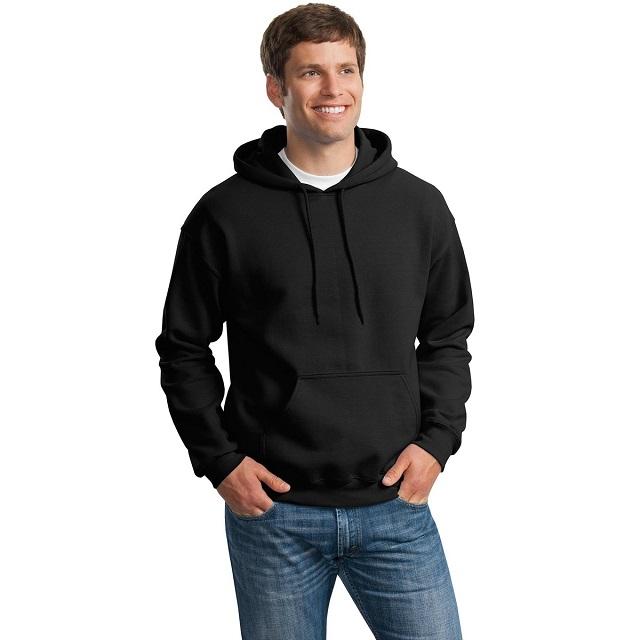 #7M-716-GB 'GILDAN' BLACK Pullover Hoodie - $5.50 each (24 Pieces) image