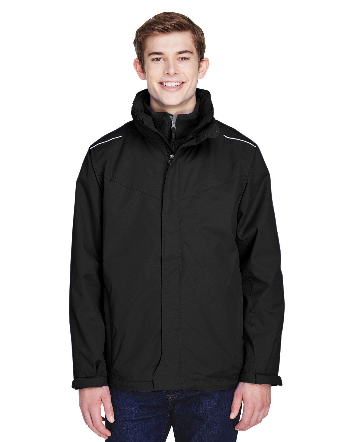 #752-88205-X CORE365 Big Men's Region 3-in-1 Coat with Fleece Liner(4x-5x) - $18.50 Each (10 Pieces) image