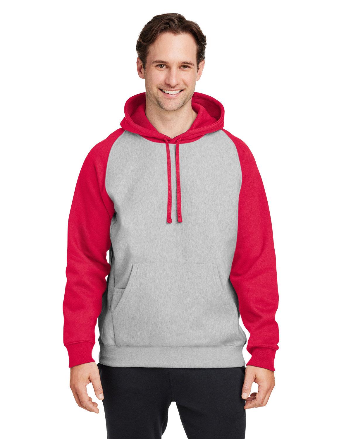 #7M-715-TT96 Team 365 Unisex Zone HydroSport™ Heavyweight Colorblock Hooded Sweatshirt - $6.90 each (10 Pieces) image