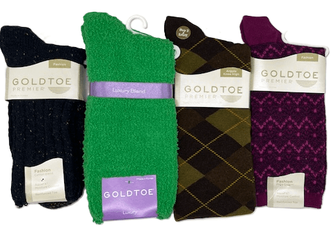 #6-GT-ASST-1 Women's 'Famous Maker' Assorted Socks - $.50 Per 1 Pair Pack (76 Packs) image