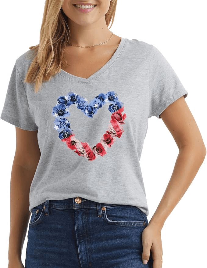 #266-H-6431 Women's Short Sleeve Tee - $2.50 Each (12 Pieces) image