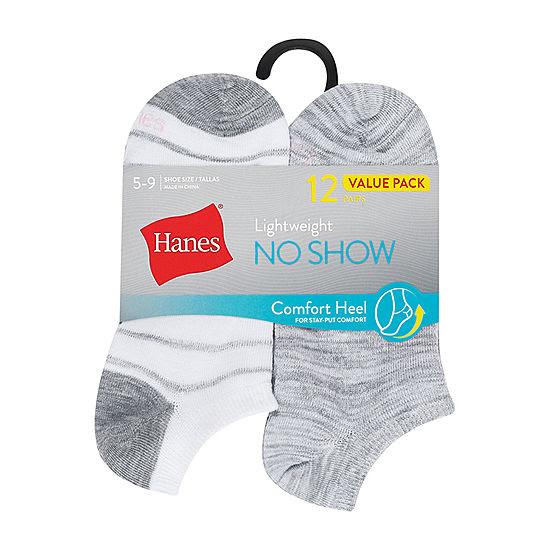 #6-H-4821 Women's 'Hanes' No Show Socks - $4.90 Per 12 Pair Pack (10 Packs) image
