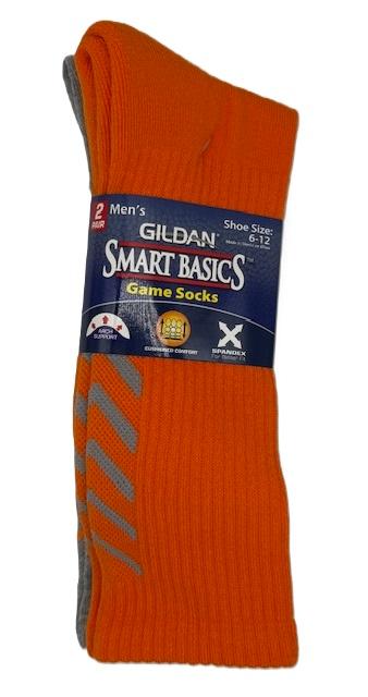 #9-G-2190 Men's 'Famous Maker' Crew Game Socks - $.80 Per 2 Pair Pack (36 Packs) image