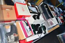 HE Department Store Shelf Pull Mostly Fall/Winter Women's Shoes - 125 pairs image