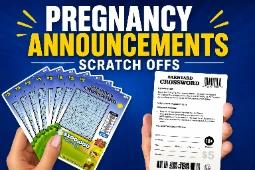 Pregnancy Announcements Scratch Offs (8 Pack) | New Overstock Manifested Load image