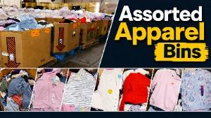 Assorted Apparel Bins | Customer Returns Unmanifested Loads image