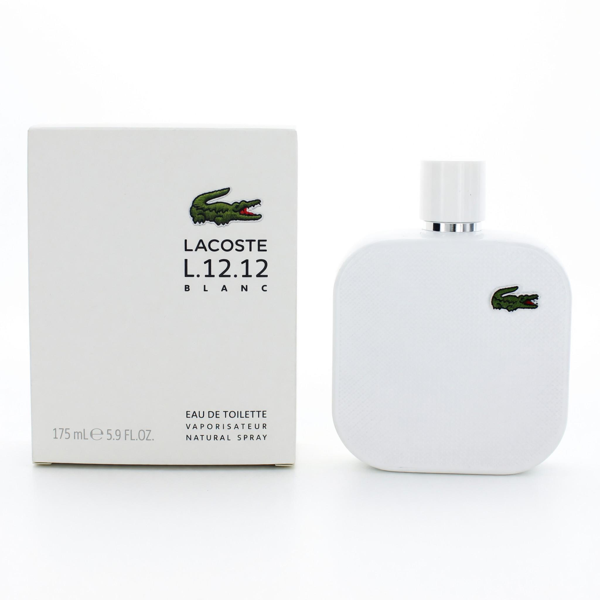 Lacoste L.12.12 White Blanc by Lacoste, 5.9 oz Eau De Toilette Spray for Men image