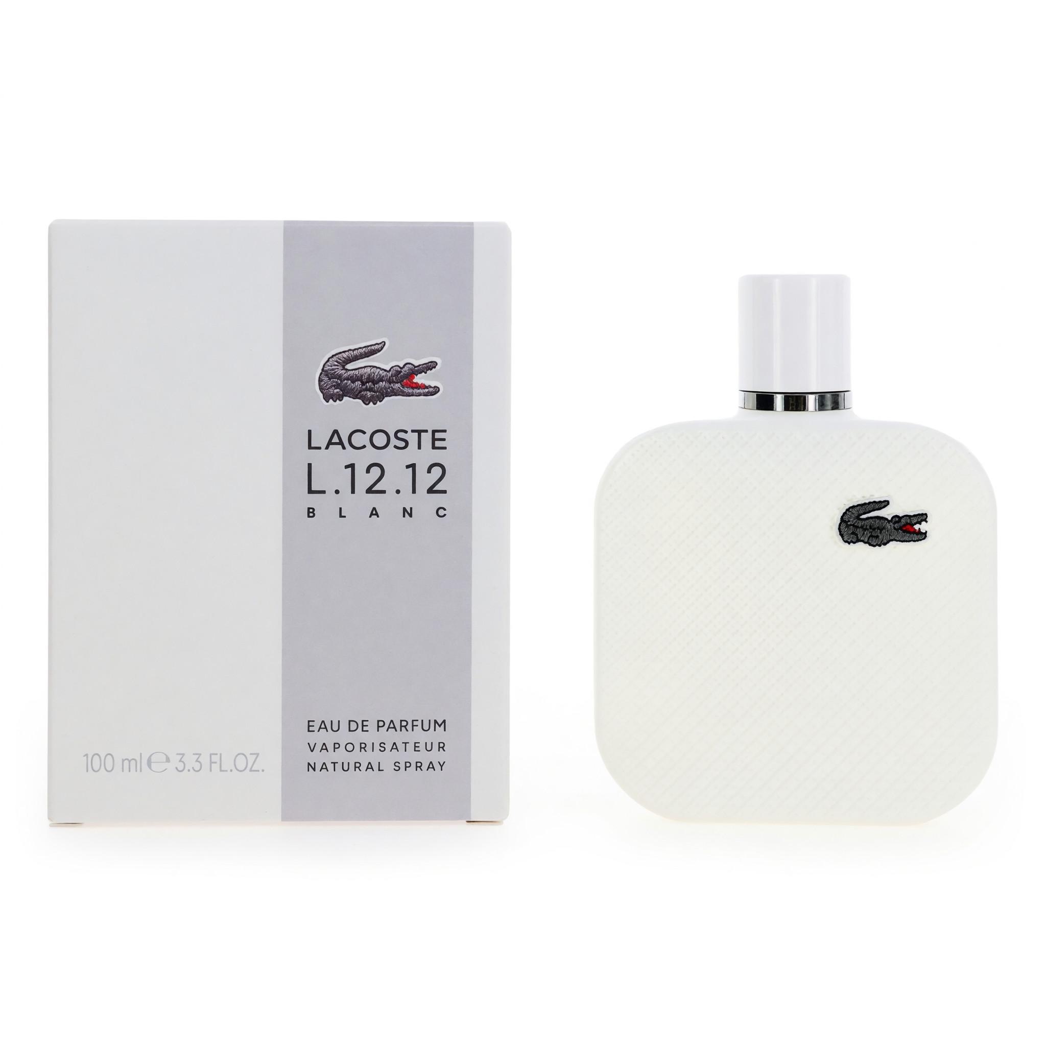 Lacoste L.12.12 White Blanc by Lacoste, 3.3 oz Eau De Parfum Spray for Men image