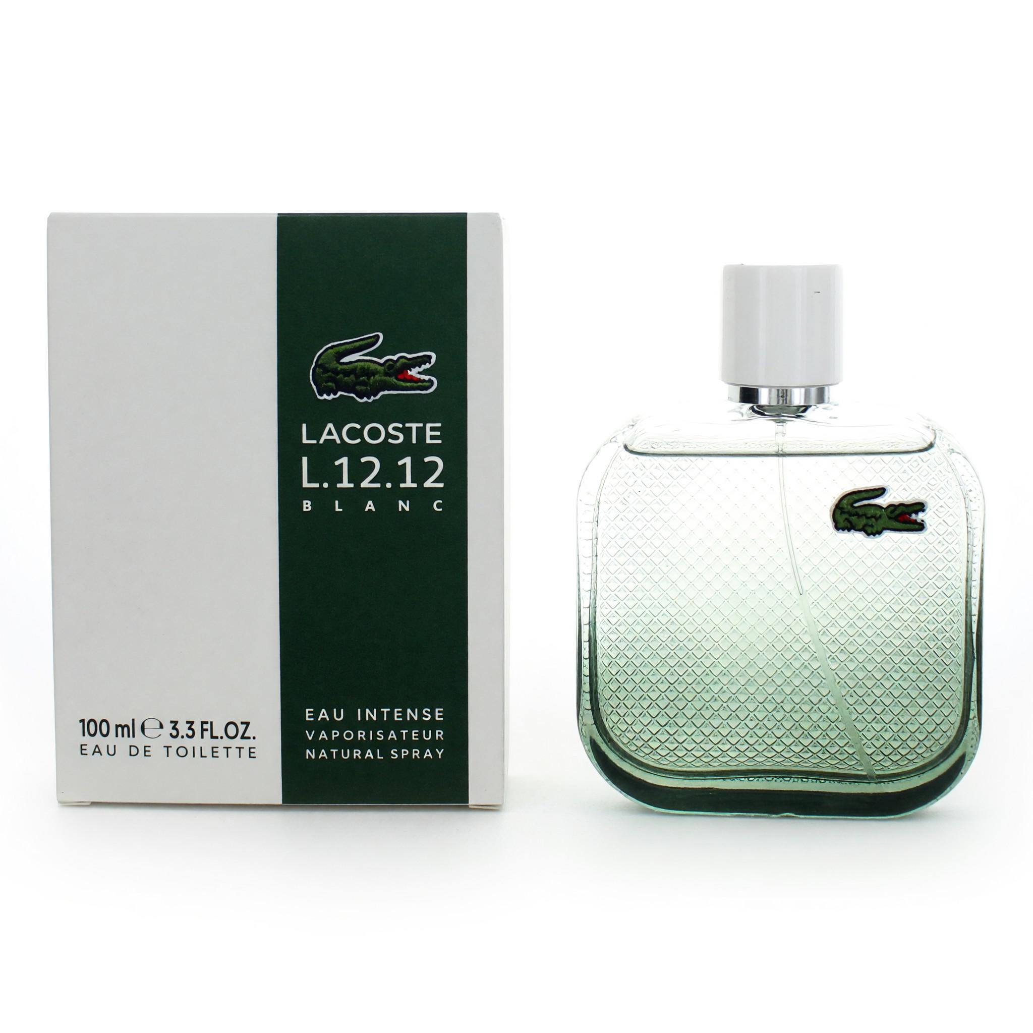 Lacoste L.12.12 Blanc Intense by Lacoste, 3.4 oz Eau De Toilette Spray for Men image