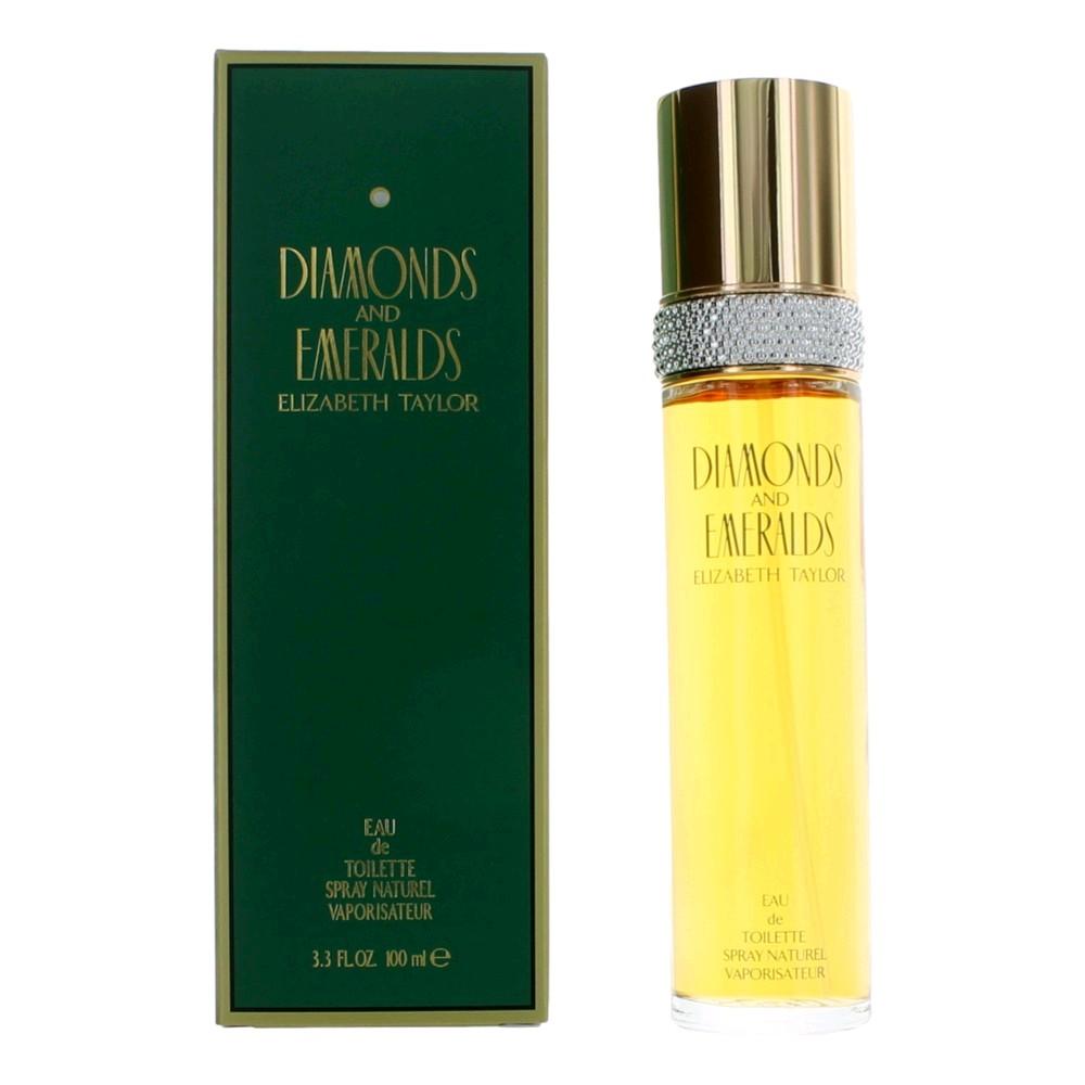 Diamonds & Emeralds by Elizabeth Taylor, 3.3 oz Eau De Toilette Spray for Women image