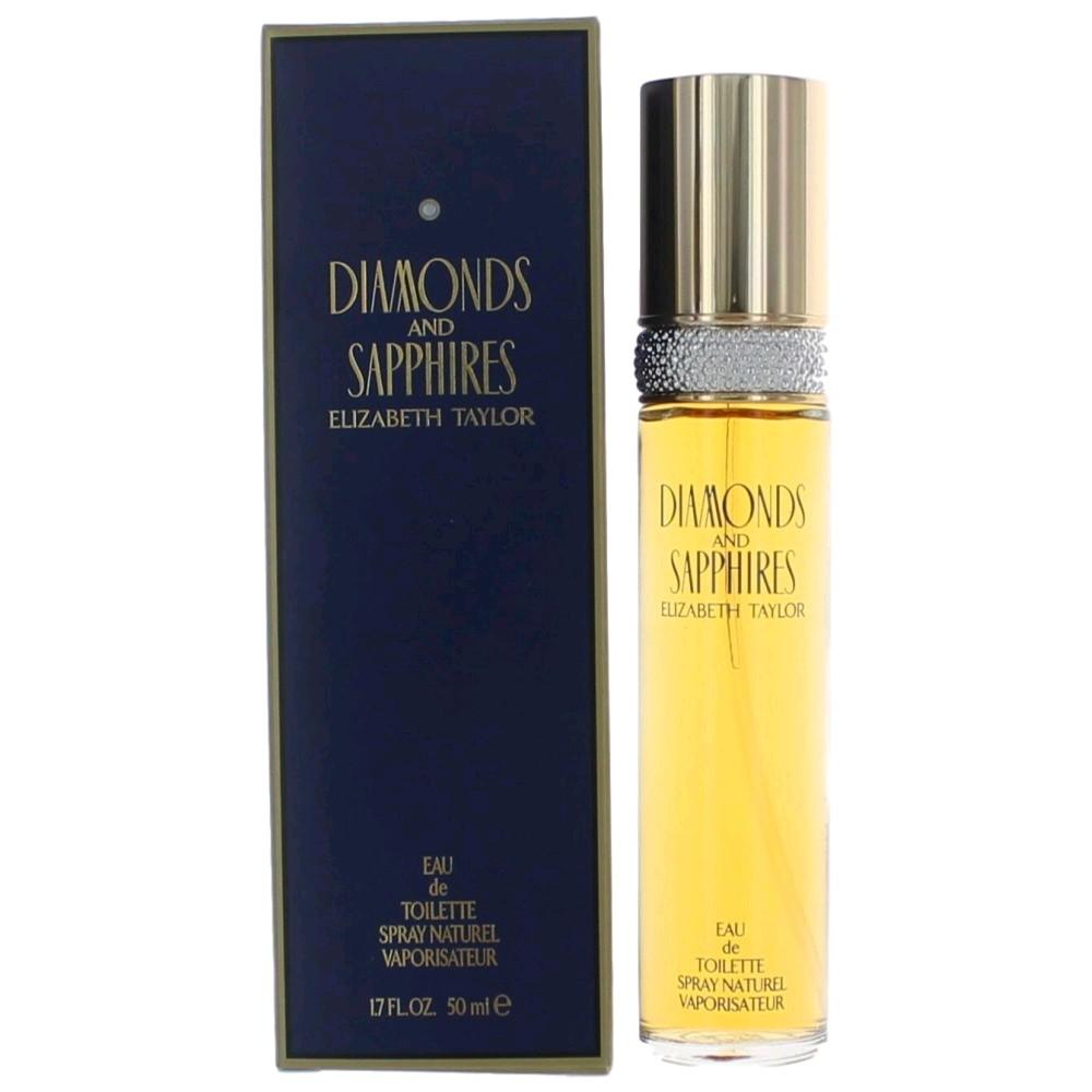 Diamonds & Sapphires by Elizabeth Taylor, 1.7 oz Eau De Toilette Spray for Women image
