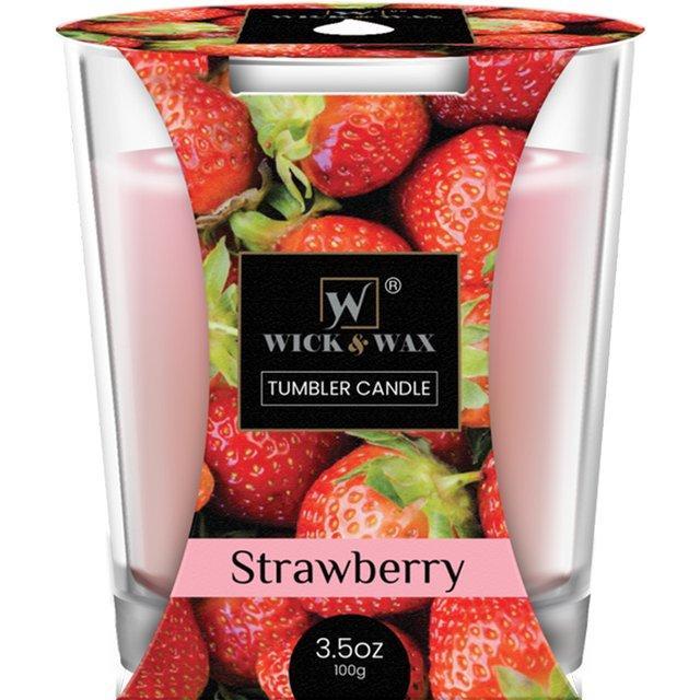 86039_3.5oz TUMBLER CANDLE STRAWBERRY-12 image