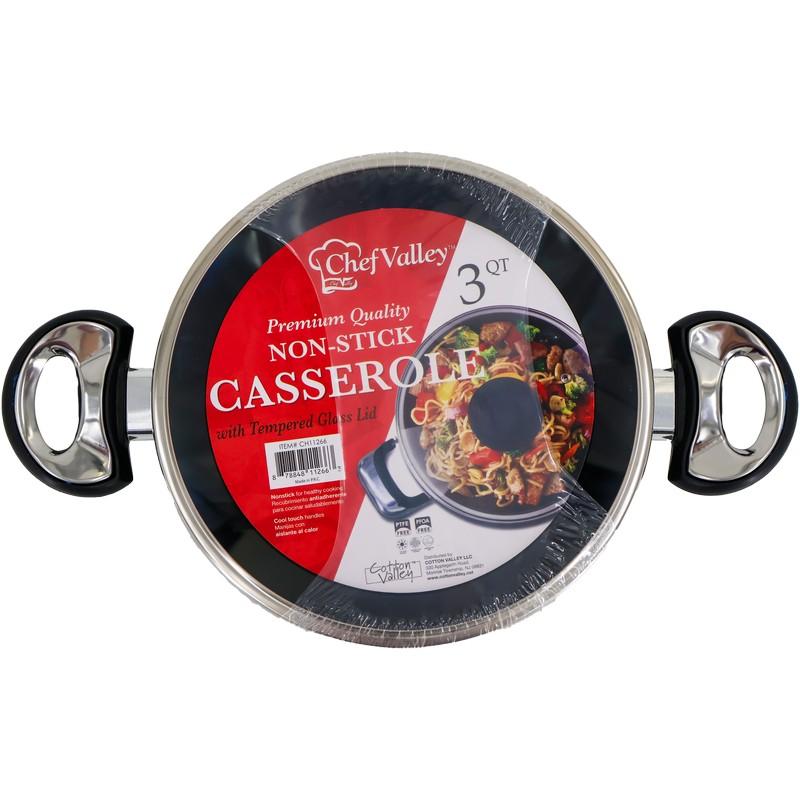 CH11266_3QT NON-STICK CASSEROLE W/LID-6 image