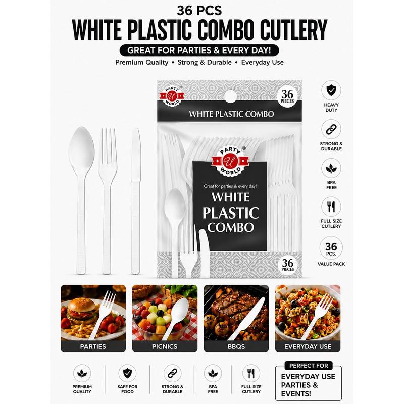 CN91344_36CT WHITE COMBO CUTLERY -48 image