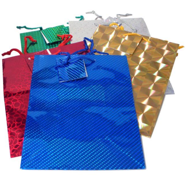 HOLOGRAM GIFTBAG MEDIUM 9x7x4 image