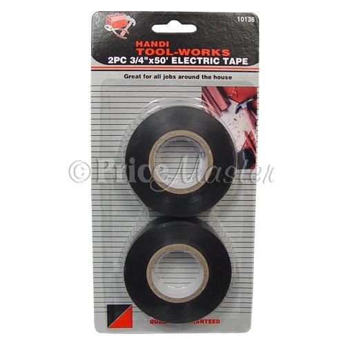 Pvc *2Pk* Elec. Tape Black 3/4"X50' Yds Each /00684 image