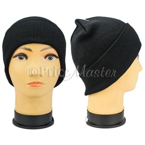 Ski Hat Knit Beanie Black Only #10034#0040 image