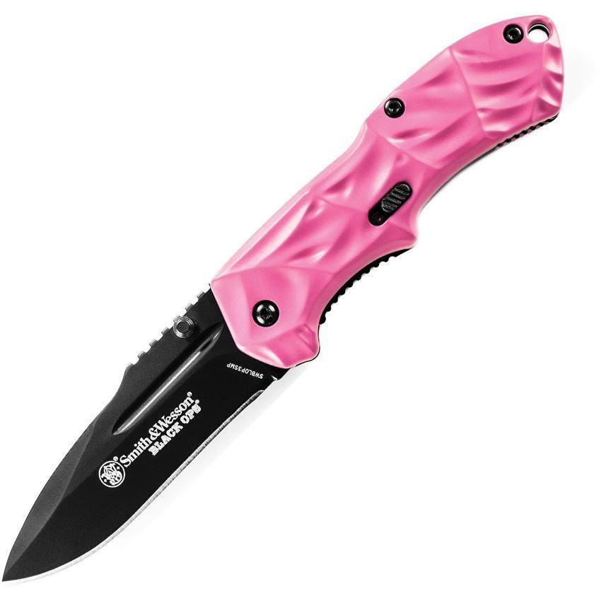 Smith & Wesson® Black Ops Mini M.A.G.I.C.® Assisted Opening Drop Point Folding Knife image